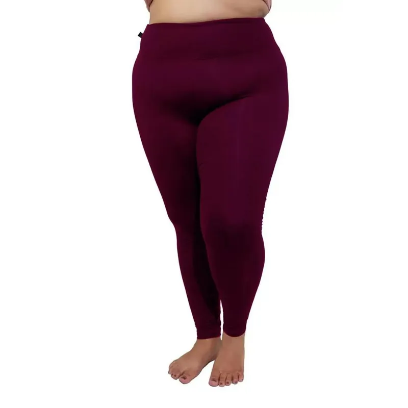 Calça Legging Básica Plus Size Cos Alto