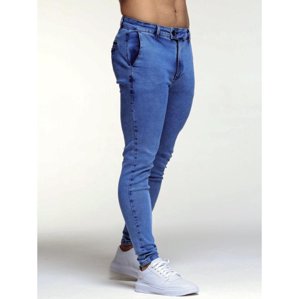 Calça Alfaiataria Italiana Jeans Skinny Masculina Codi Jeans