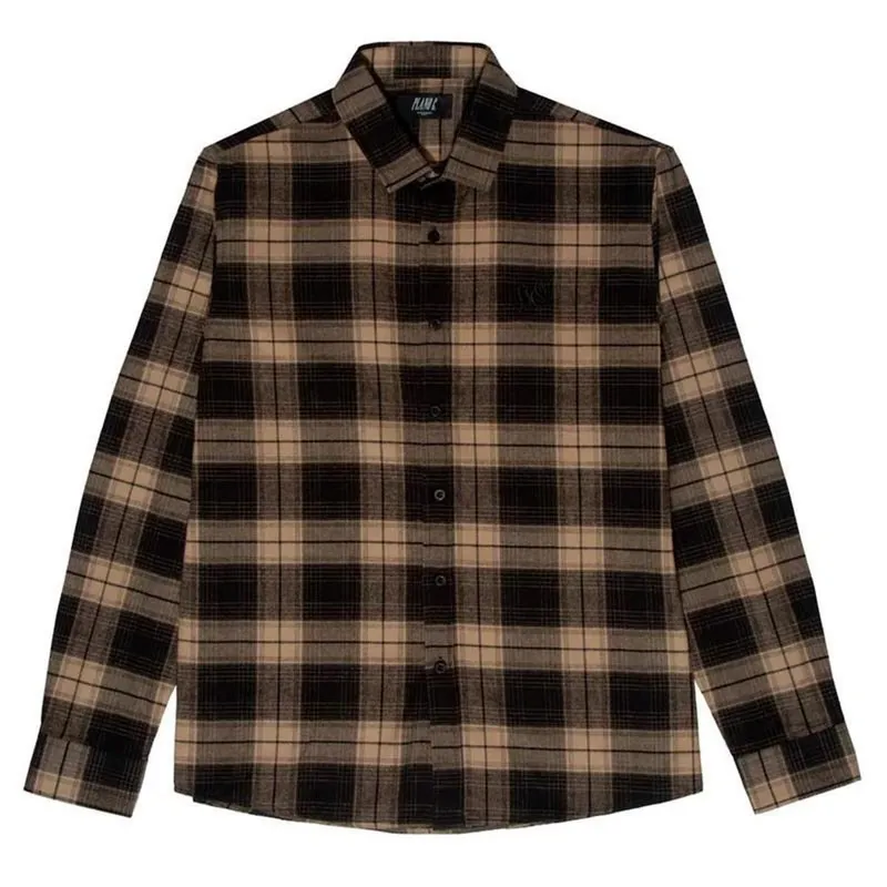 Camisa Plano C Flanela Black Khaki