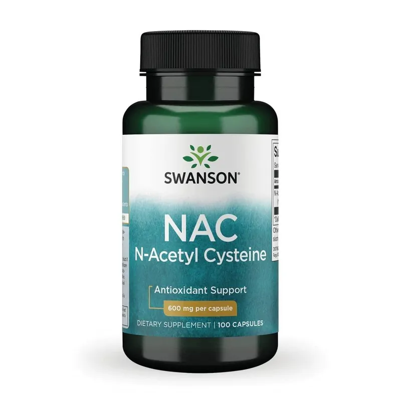 Suplemento Swanson Nac N-Acetil Cisteína 600 Mg 100 Cápsulas