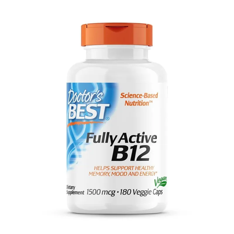 Suplemento Doctor'S Best Fully Active B12 1500Mcg 180 Comprimidos