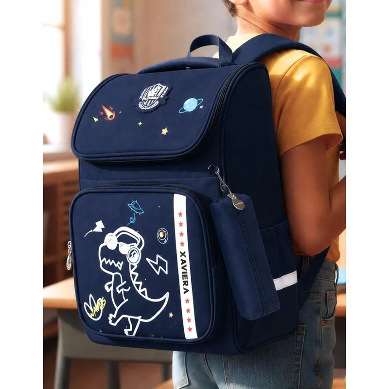 Mochila Escolar Grande Infantil Bolso Garrafa Abertura Ampla