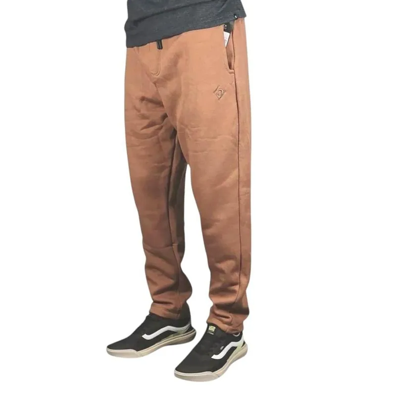 Calça Moletom Back Wash C26002 Marrom