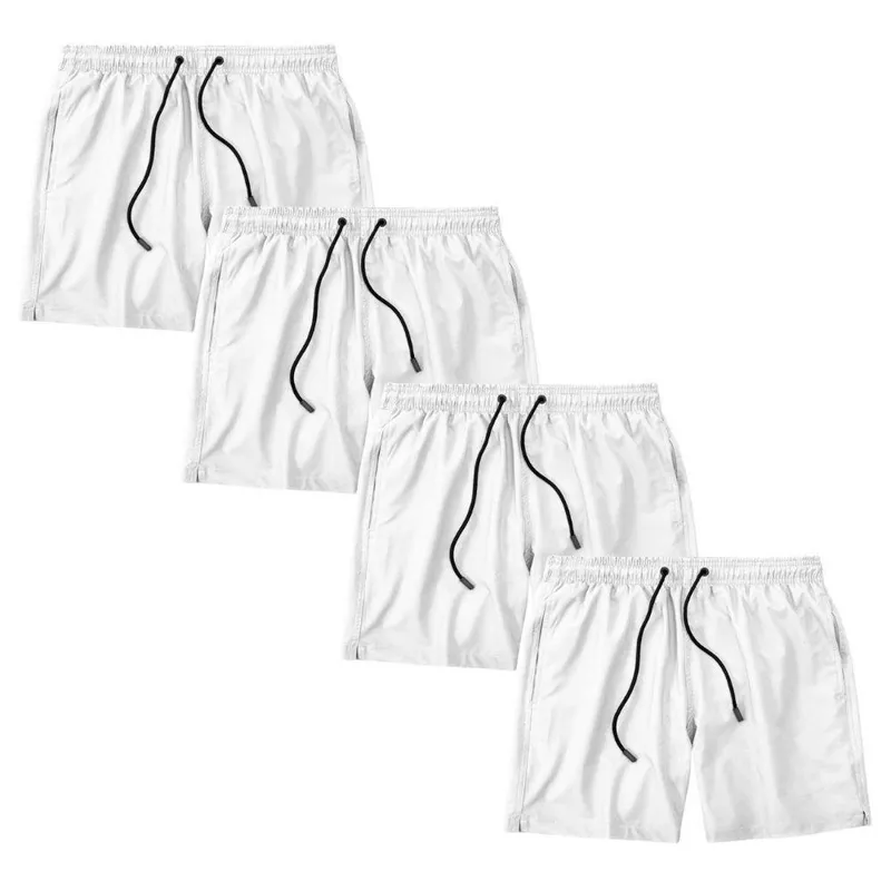 Kit 4 Shorts Masculino Bermuda Praia Academia Treino Esporte Shorts Gênero:Homem;Tamanho:GG;Cor: