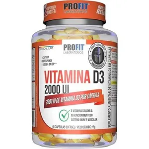 Vitamina D3 2000 Ui 60 Cps Softgel Profit