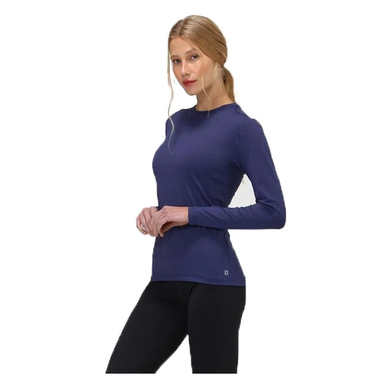 Camiseta Manga Longa Uv Line Azul Marinho