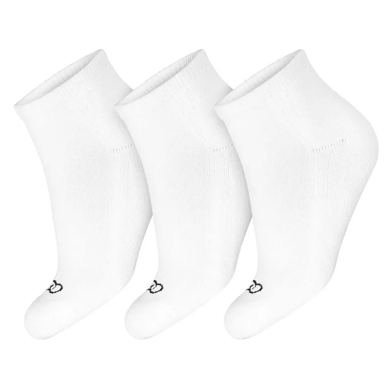 Meia Olympikus Cano Curto - Pack Com 3 Pares 33 Ao 38 - Branca