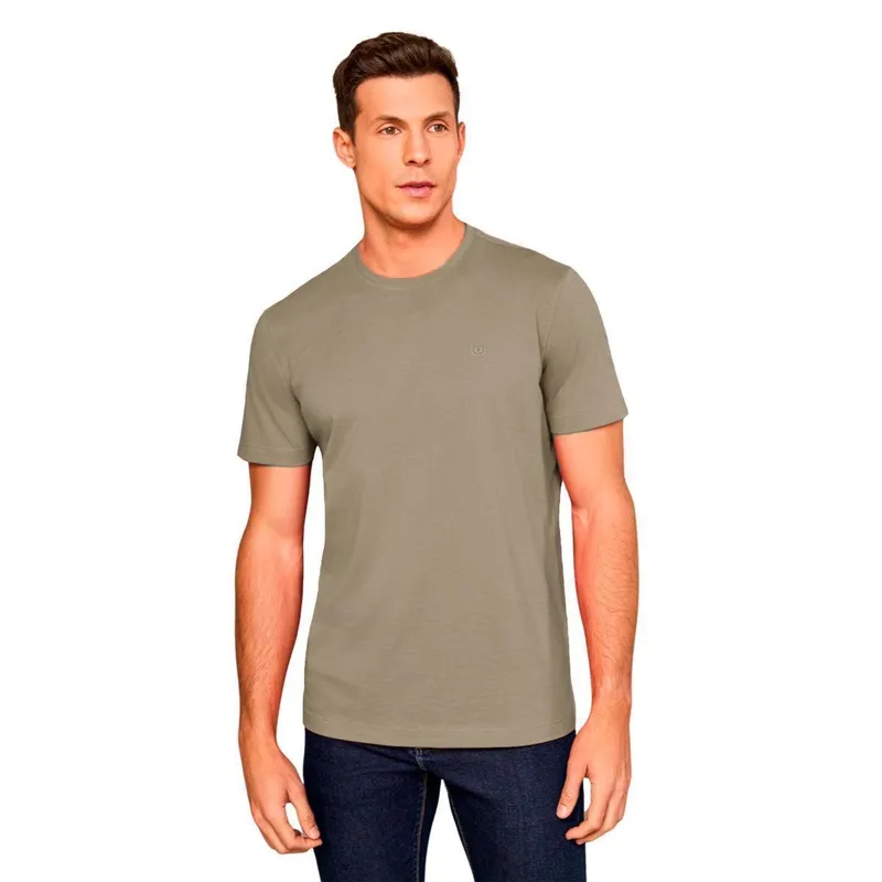Camiseta Lado Avesso Regular Fit Pima Masculina