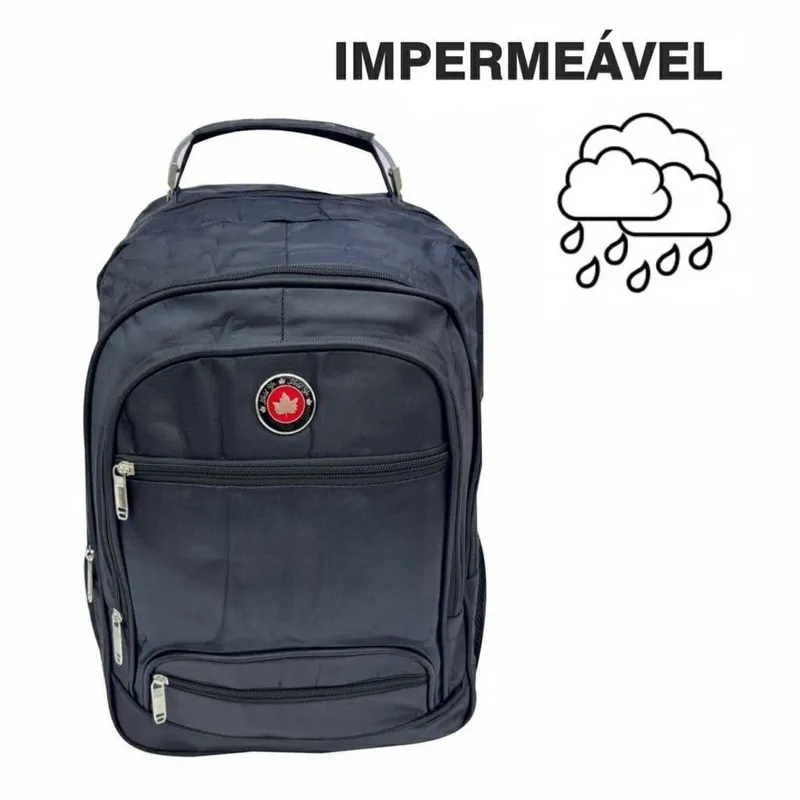 Mochila Com Compartimento Para Notebook Com Entrada USB