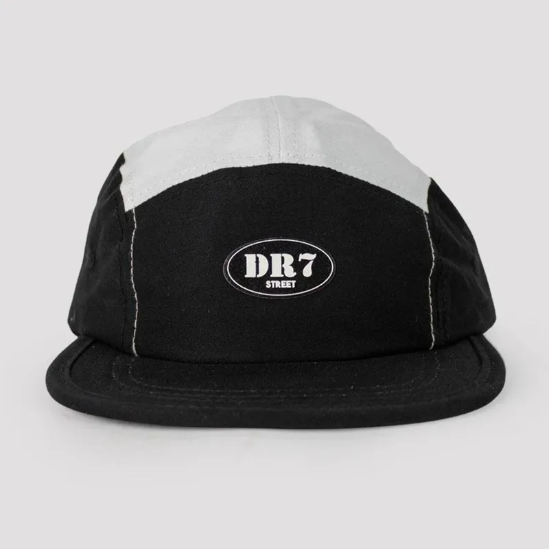 Boné DR7 Street Five Panel Logo Circle - Preto