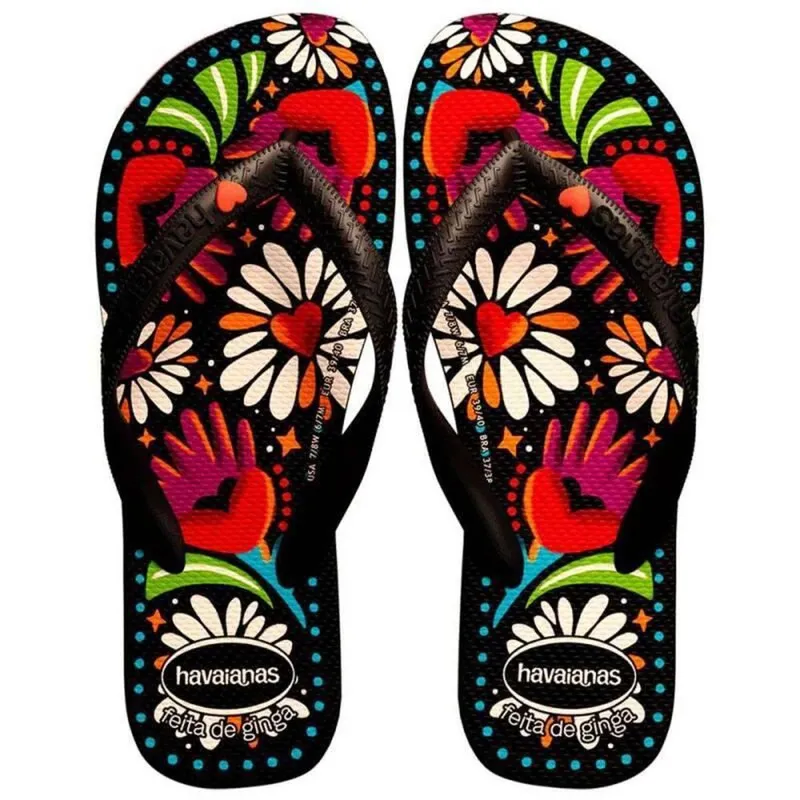Chinelo Havaianas Top Begonia Feminino - Preto