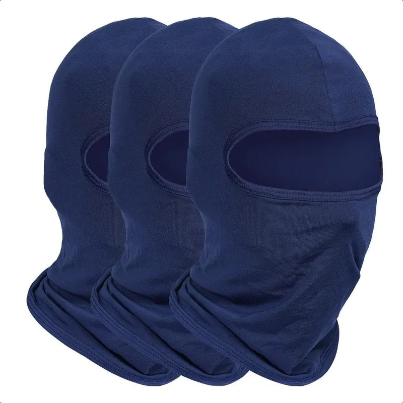 Kit 3 Balaclava Bandana Touca Ninja Proteção Uv Térmica
