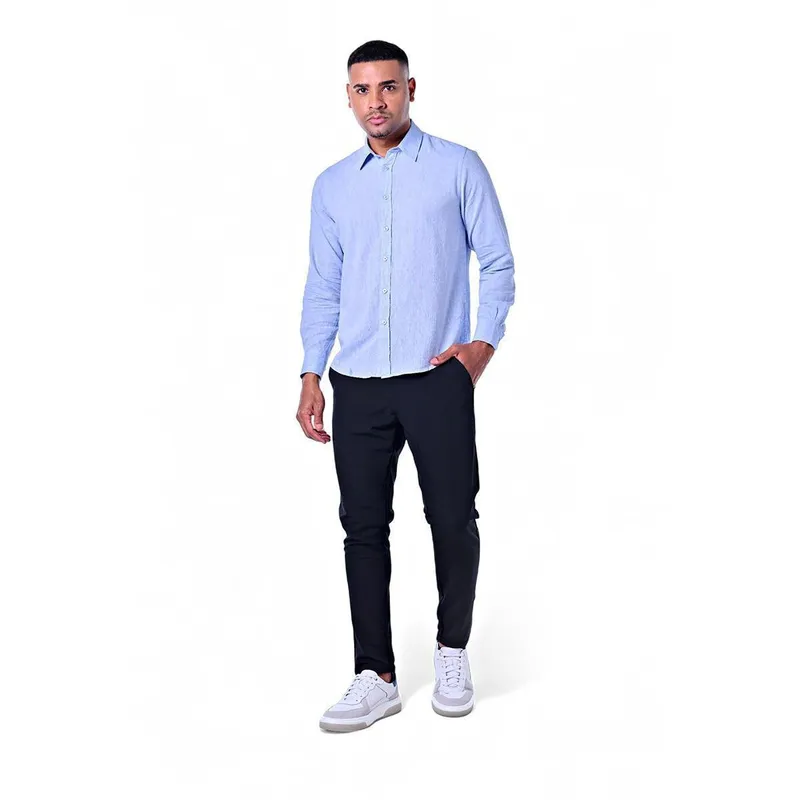 Camisa Masculina Linho Misto