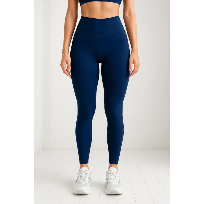 Calça Legging Básico Em Suplex Poliéster Cintura Bem Alta Feminino WOLFOX