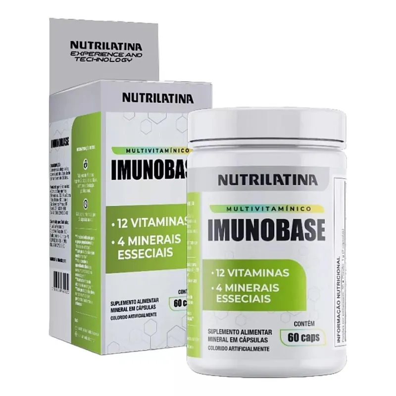 Multivitamínico Imunobase (60 Cápsulas) Nutrilatina
