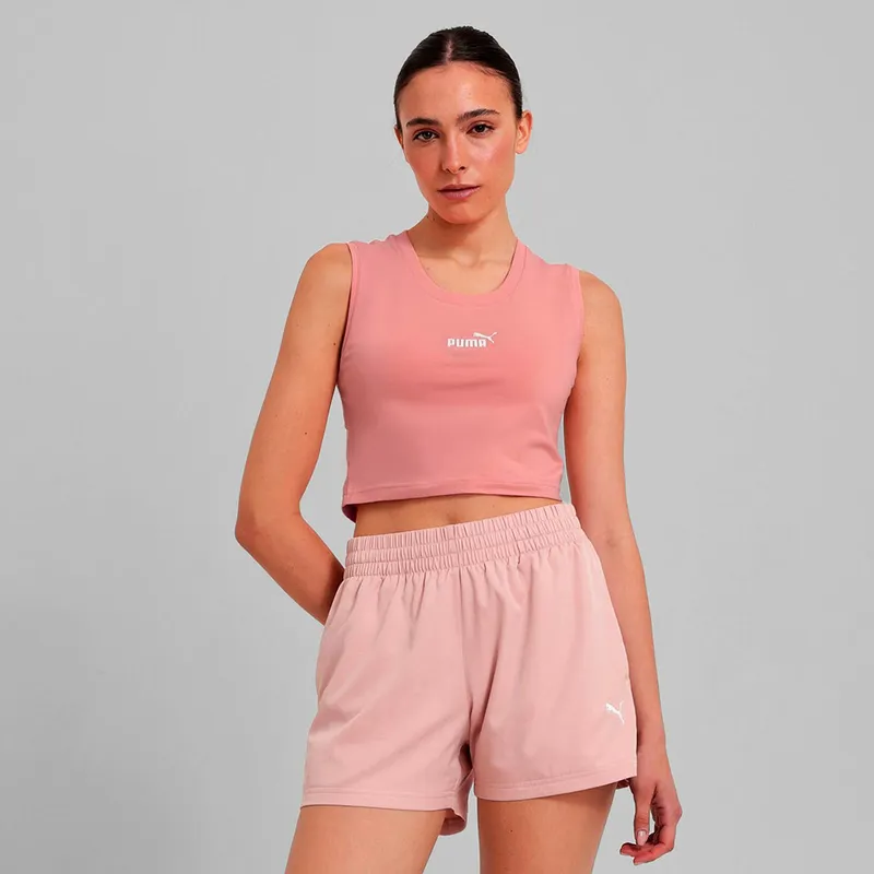 Camiseta Cropped Puma Slim Feminina