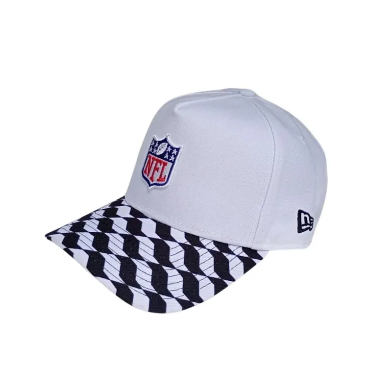Boné New Era 9FORTY Aba Curva Snapback NFL - Branco