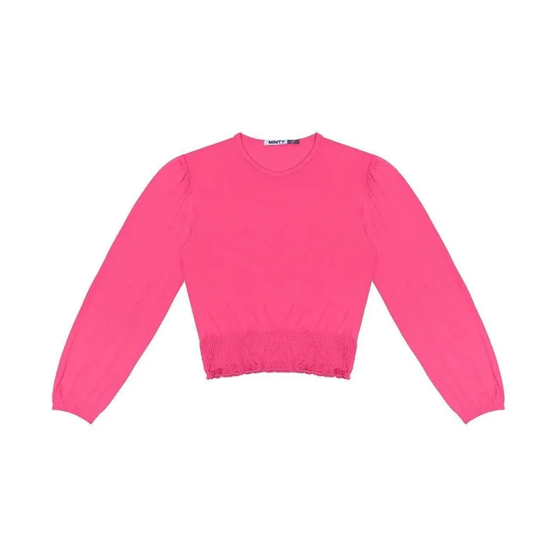 Blusão Juvenil Minty Manga longa Feminino