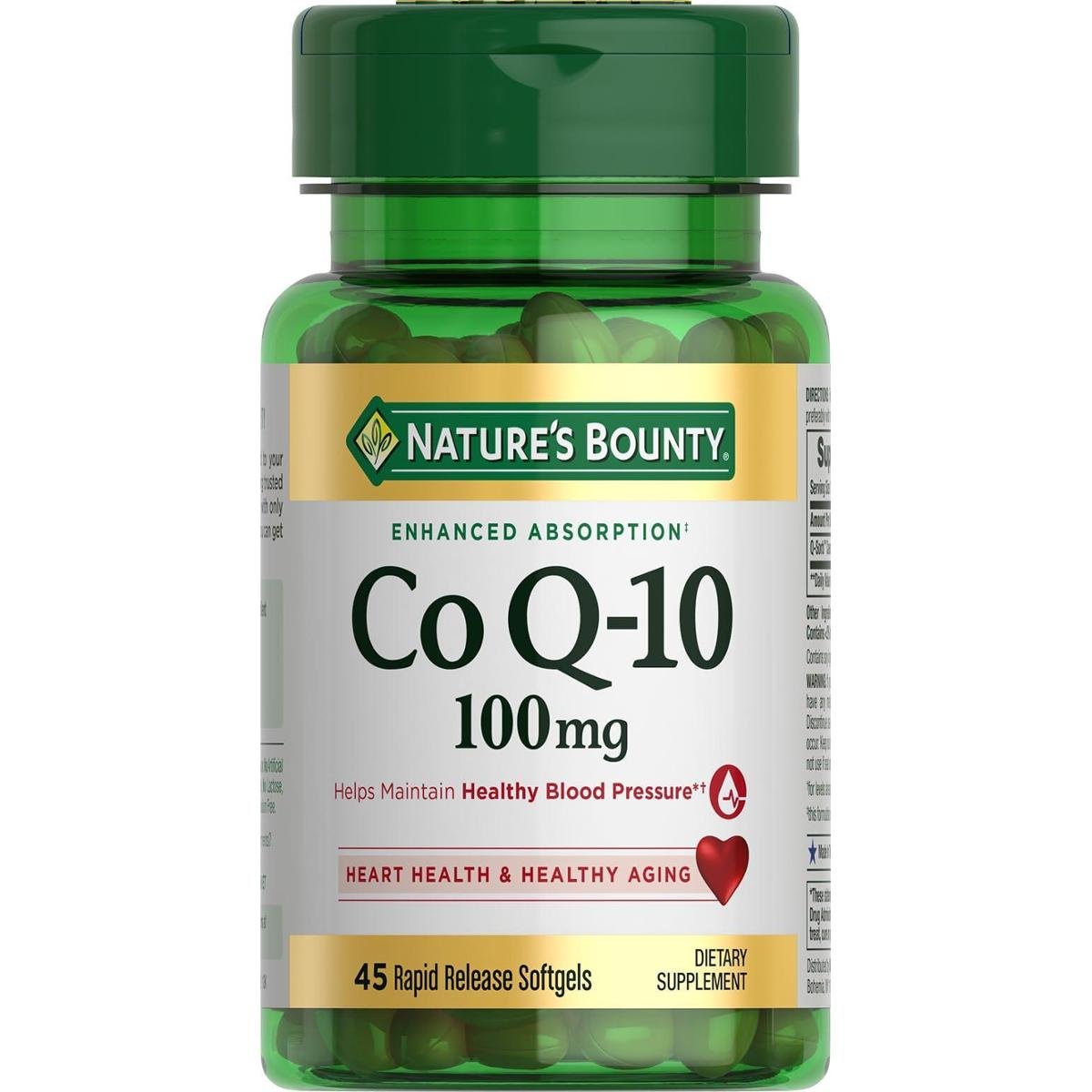 Suplemento Nature'S Bounty Coq10 100Mg Heart Health 45 Soft