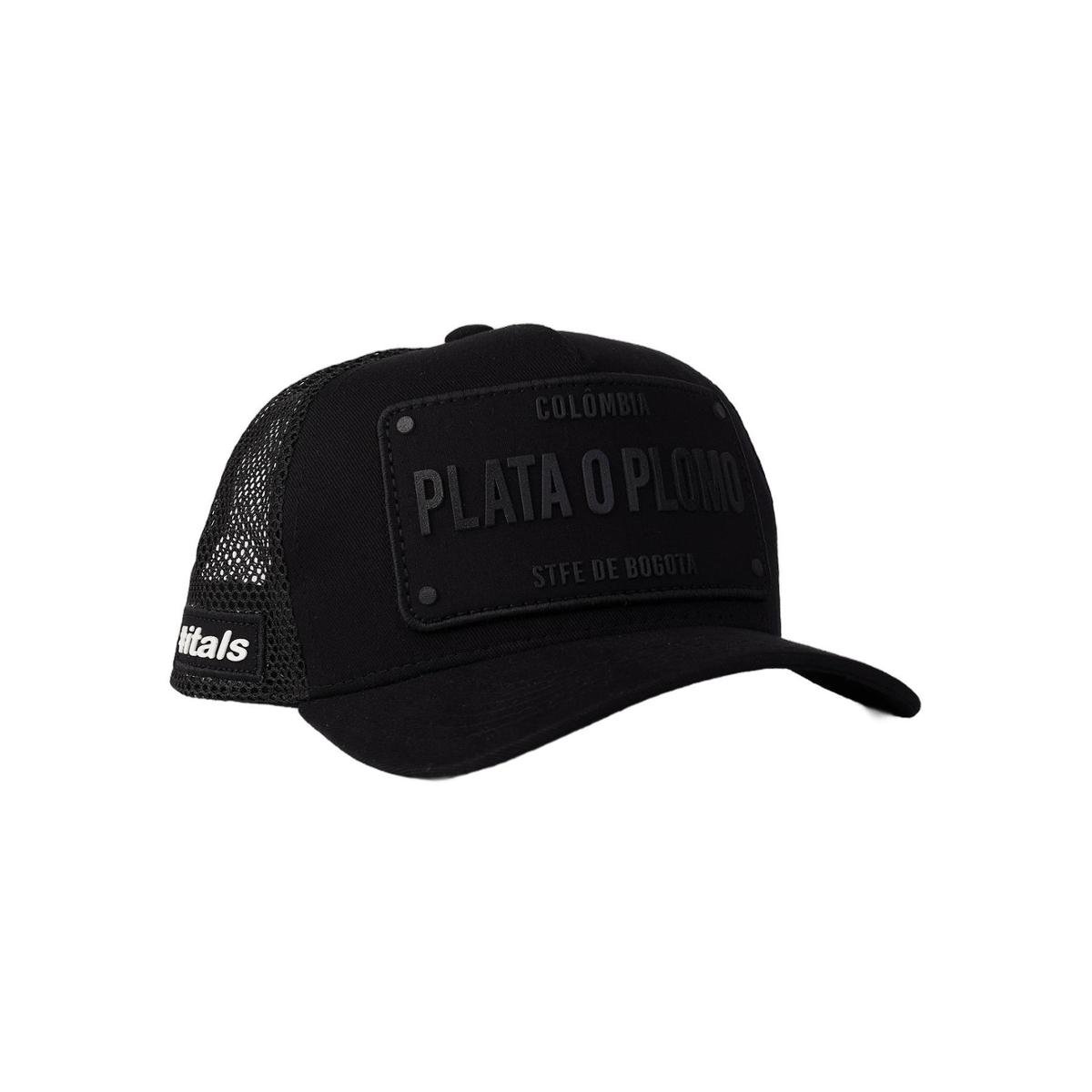 Boné Plata o Plomo Preto