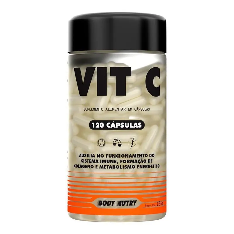 Vitamina C Body Nutry 1000mg 120 Cápsulas – Suplemento Alimentar