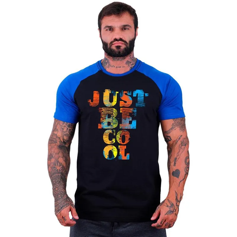 Camiseta Tradicional Manga Curta MXD Conceito Just Be Cool Seja Legal Masculina