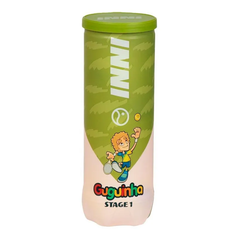 Bola de Tênis Inni Guguinha Stage 1 Tubo Com 03 Bolas