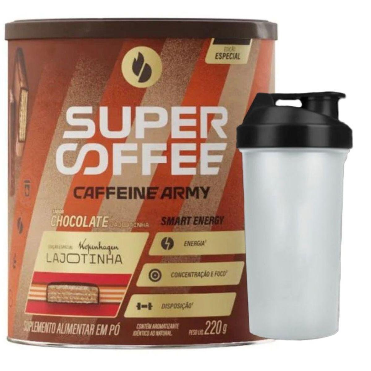 SuperCoffee Lajotinha 220g Coqueteleira - Caffeine Army