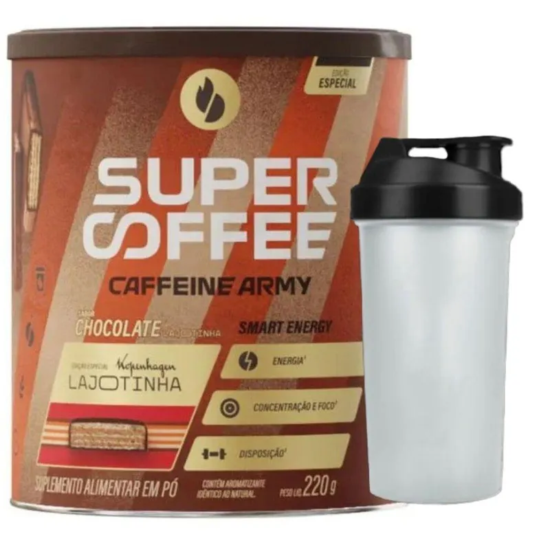SuperCoffee Lajotinha 220g Coqueteleira - Caffeine Army