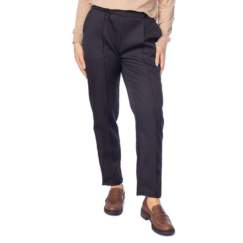 Calça Feminina Habana Alfaiataria Reta Preto