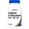 Suplemento Nutricost D-Glucarato De Cálcio 500 Mg 120 Cápsulas