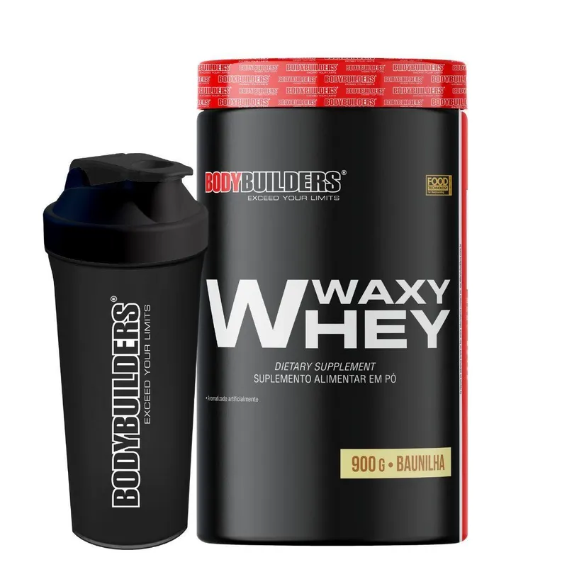 Kit Whey Protein Waxy Whey 900g + Coqueteleira - Bodybuilders