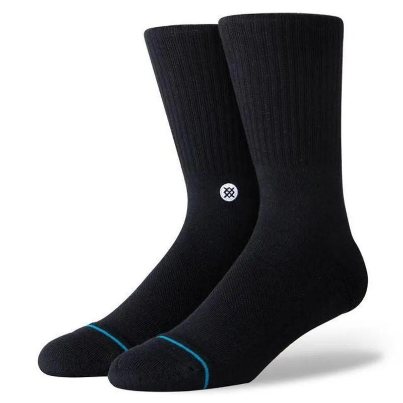 Meia Stance Cano Medio Icon Black - Tam. G (Br)