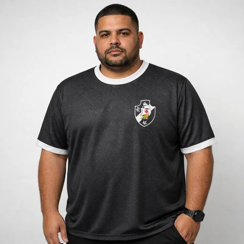 Camisa Vasco da Gama Origem Black Plus Size - Masculino