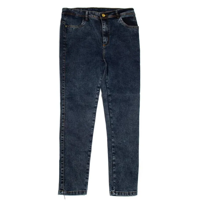 Calça Jeans Feminina Jezzian Plus Size Cigarrete Azul