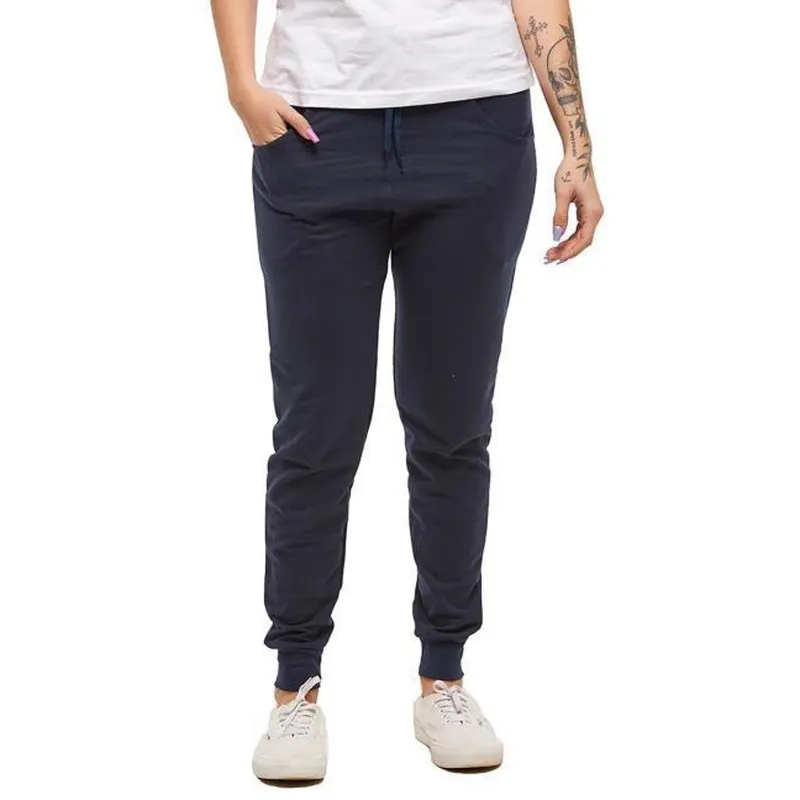 Calça De Moletom Feminina Slim Skinny Sport Luxo -AZULMARINHO-GG