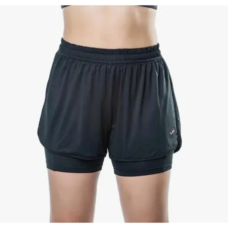 Shorts com Bermuda Termica Feminina Elite Corrida 033723 Cor:;Tamanho:P
