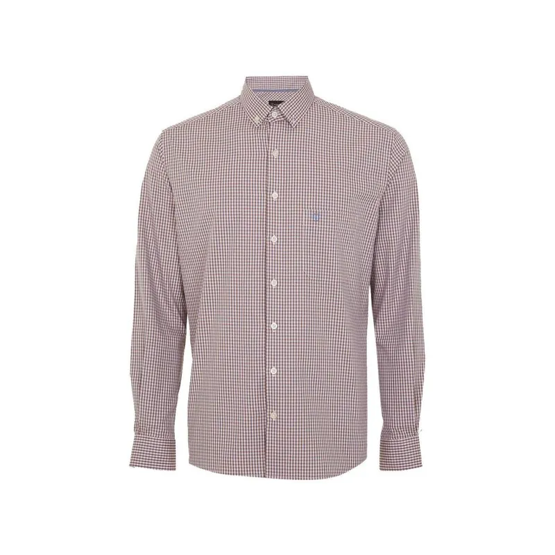 Camisa Individual Comfort Fit Xadrez Vermelho Tam. 05