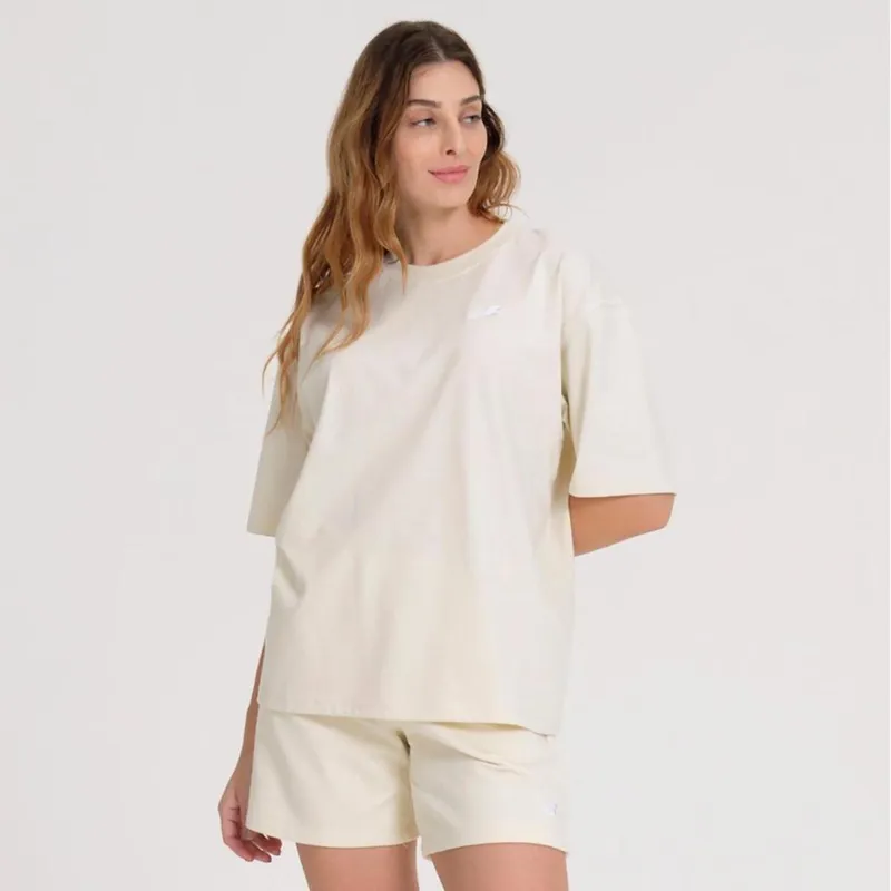 Camiseta Oversized Small Logo Feminina