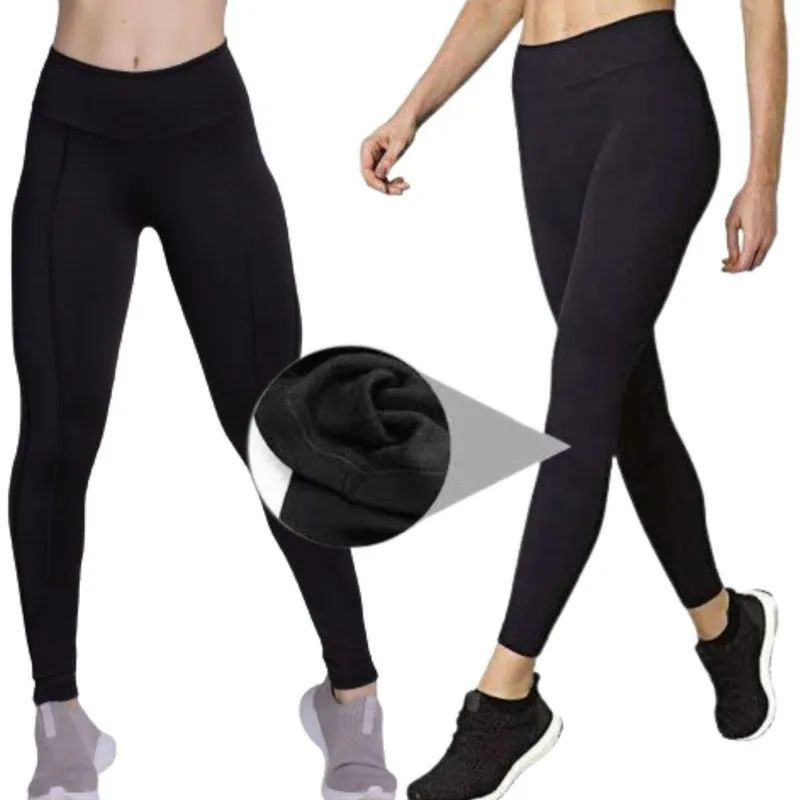 KIT 2 Calça Legging Montaria Peluciado Bella Fiore Academia Treino Moda Fitness