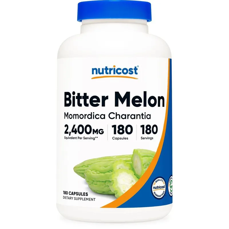 Suplemento Nutricost Bitter Melon 600 Mg (2.400 Mg Eq.) 180 Ca