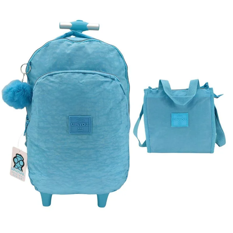 Kit Mochila de Rodinha + Lancheira Up4You 51610 - Juvenil