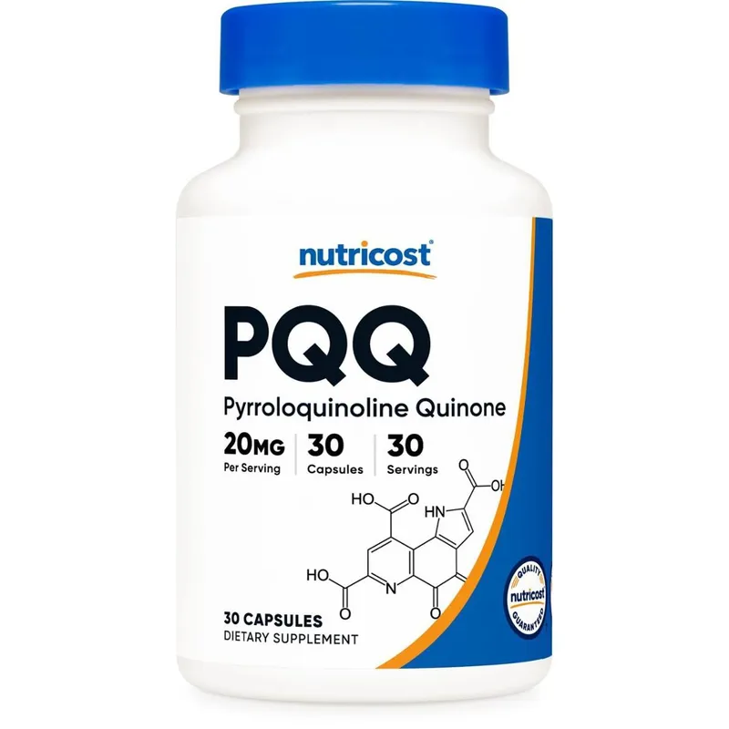 Suplemento Nutricost Pqq (Pirroloquinolina Quinona) 20 Mg 30