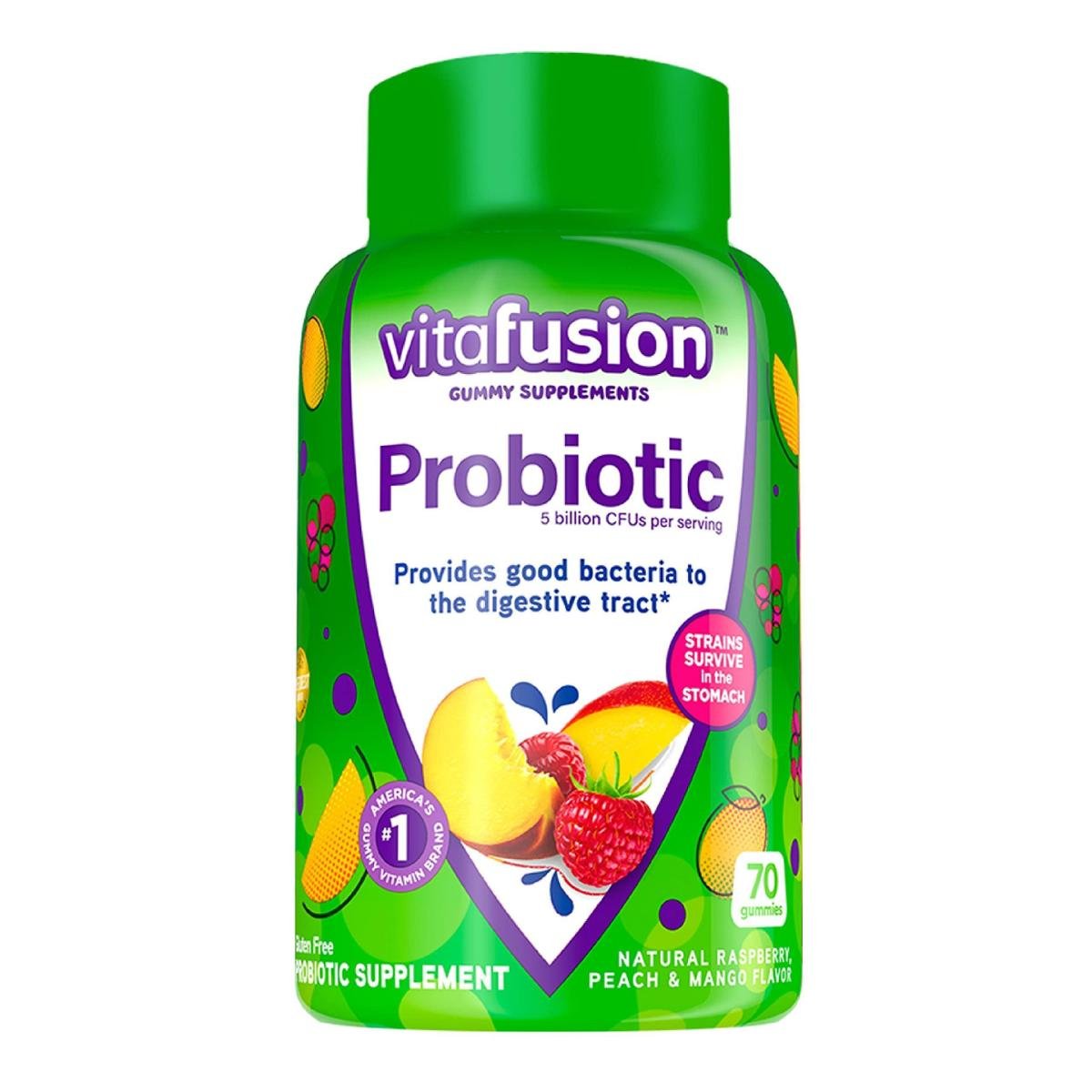 Suplementos Probióticos De Goma Vitafusion 70 Unidades 35 Dias
