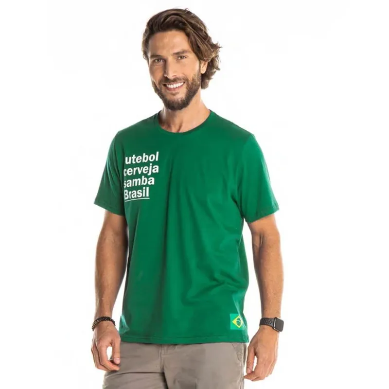 Camiseta do Brasil Masculina Futebol