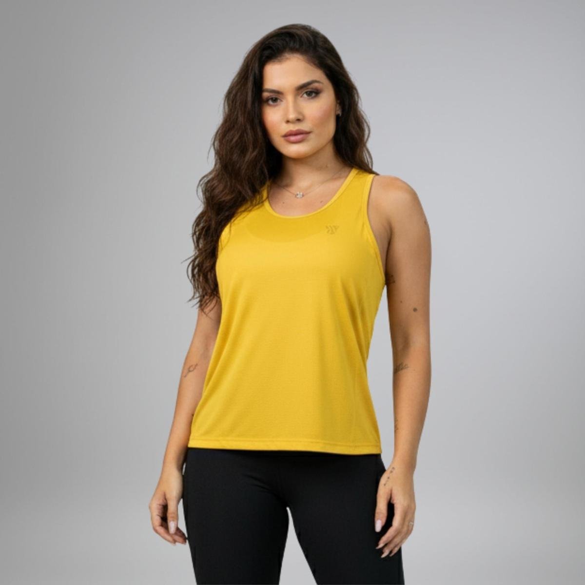 Camiseta Regata Feminina Dry Blusas Treino Academia
