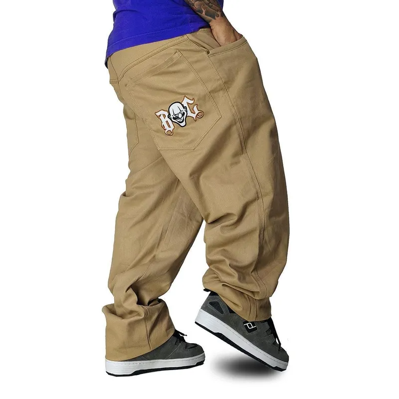 Calça Sarja Brothas And Cash BC Palhaço Bege BRO-269