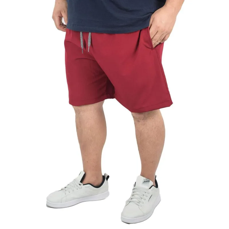 Short Bermuda Tactel Elastano Extra Grande Plus size Liso