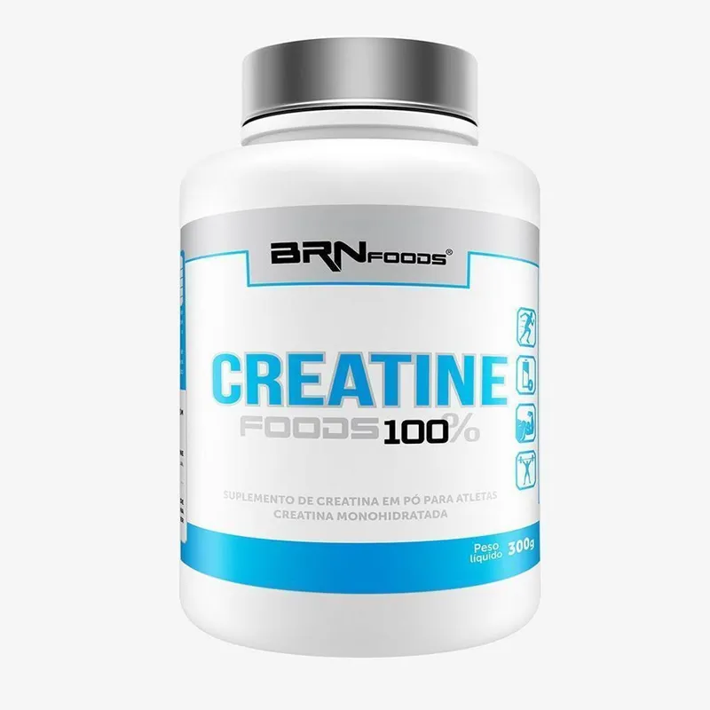 Creatina Monohidratada 100% Pura 300g - BRN Foods