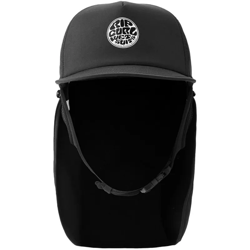 Boné de Surf Rip Curl Surf Series Black – Proteção Solar dentro d'água